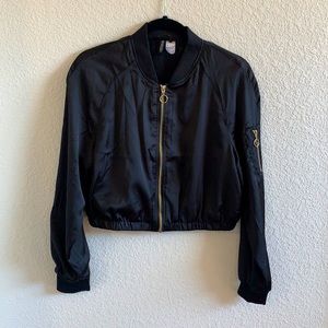 Black Bomber Jacket